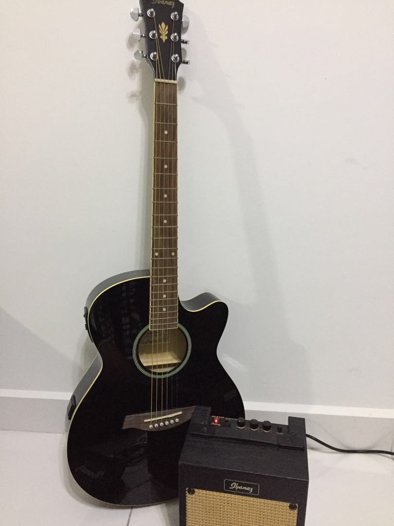Ibanez AEG5EJP BKN acoustics electric guitar for sales Hobbies