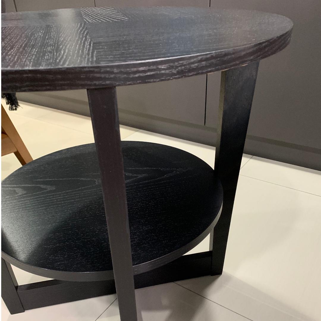 IKEA VEJMON Side table, blackbrown, Furniture & Home Living, Furniture