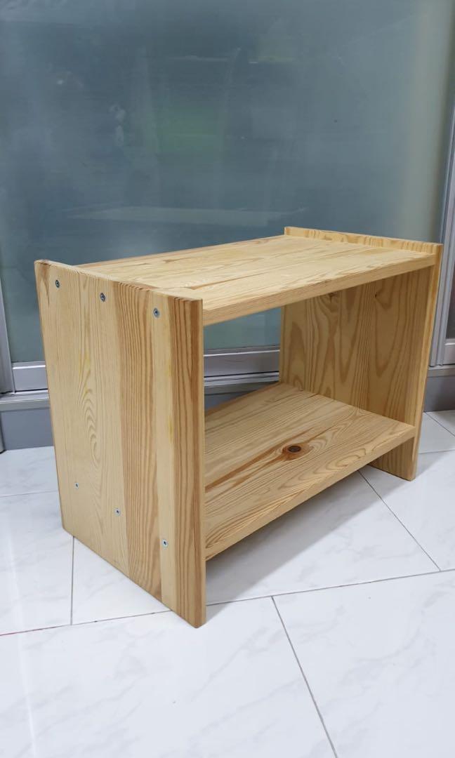 Ikea Wooden Shelve 3 Crate Boxes Furniture Shelves Drawers