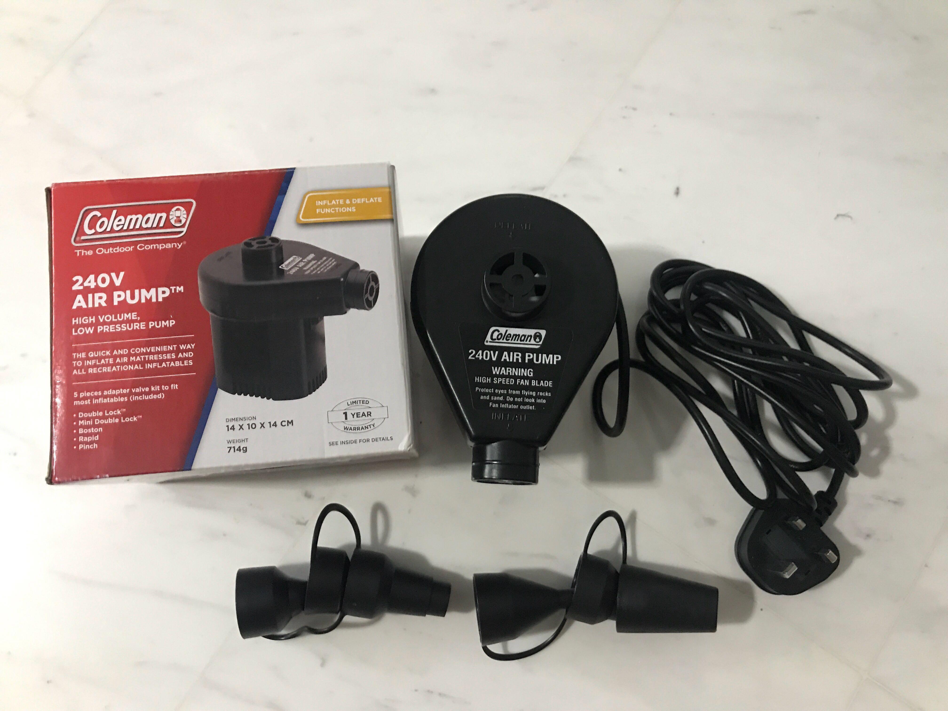 Inflatable Airbed + Pump, Sports Equipment, Sports & Games, Water