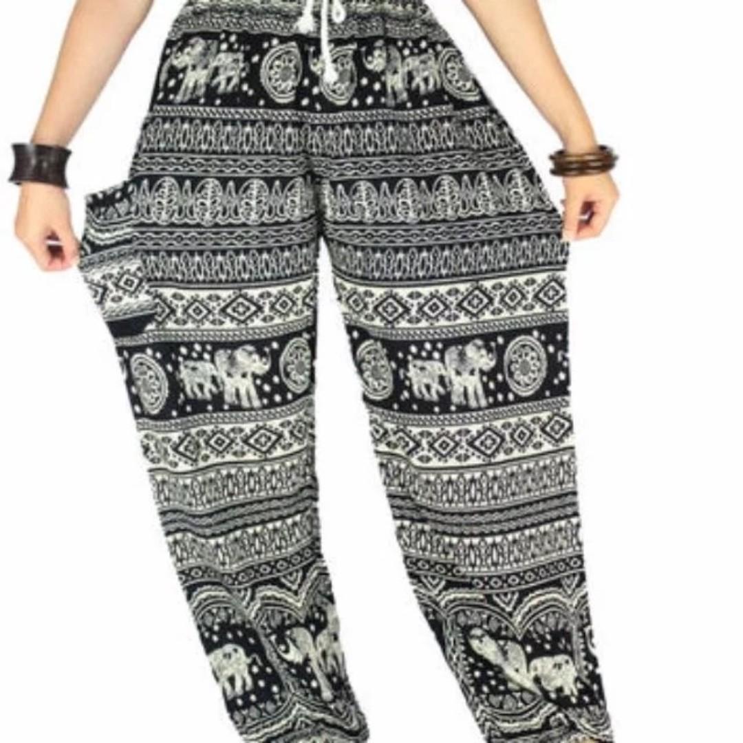 Instocks Thai Harem Yoga Elephant Pants Plus Size Pants