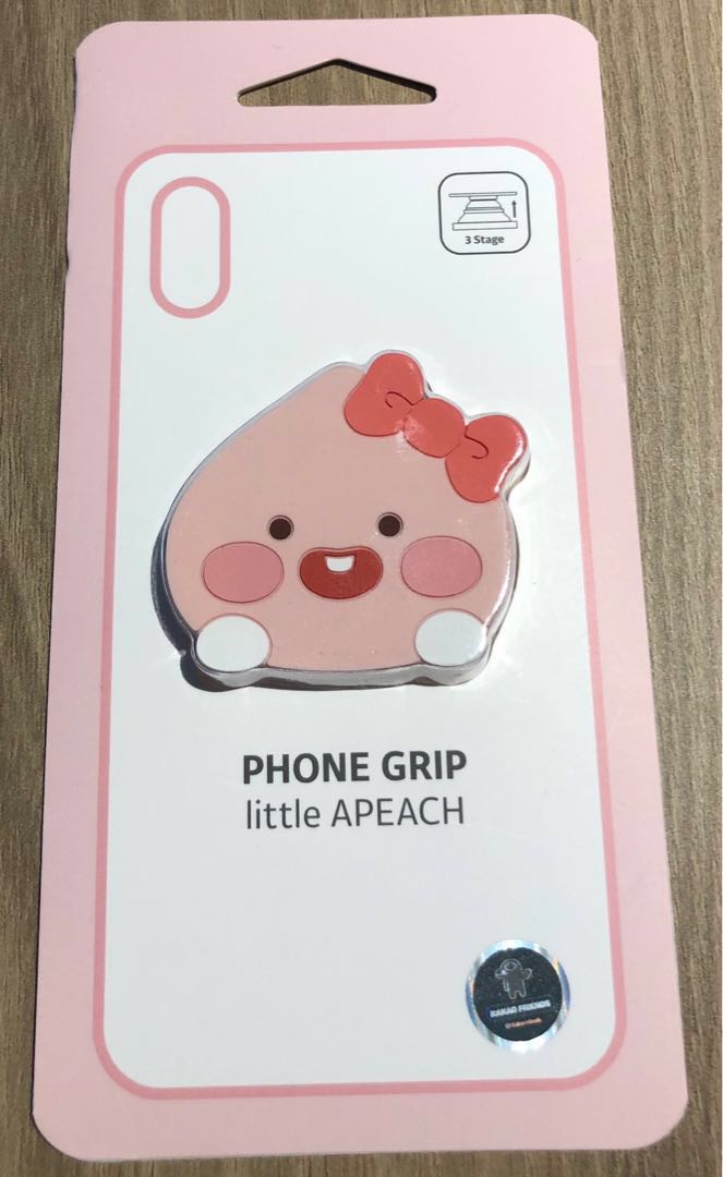 Kakao Friends Little Apeach Phone Grip Phone Stand Mobile Phones And Gadgets Mobile And Gadget 3020