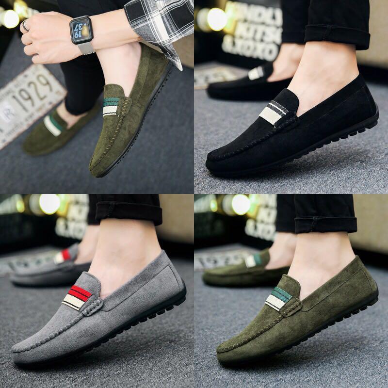 Korean Style Slip On Loafers Shoes 