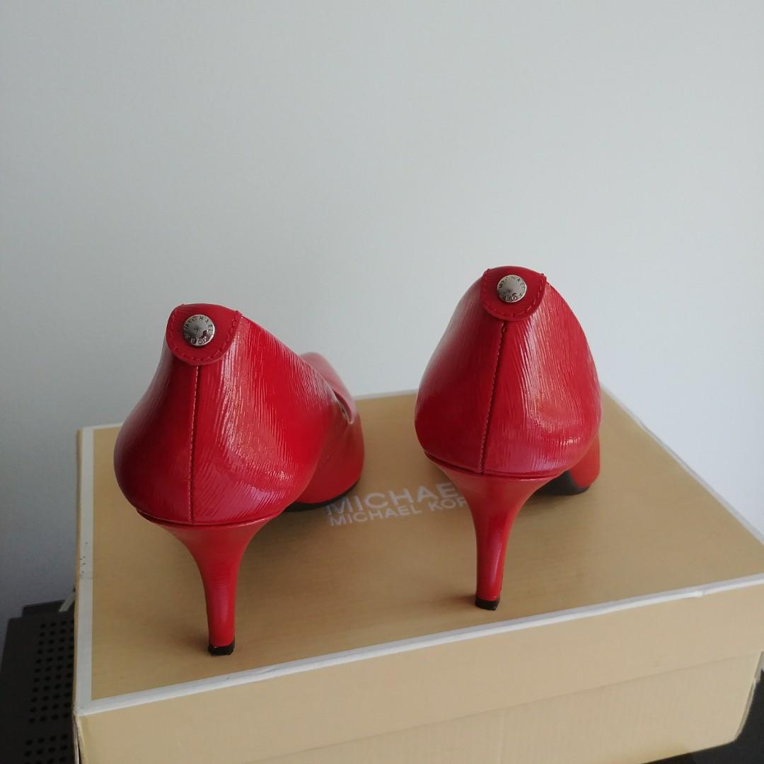Red pumps michael kors cheap