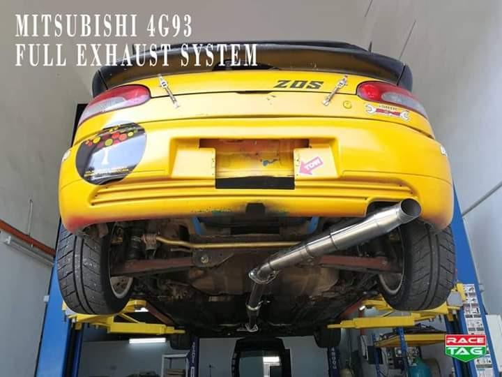 MITSUBISHI 4G93 FULL EXHAUST SYSTEM, Auto Accessories on Carousell