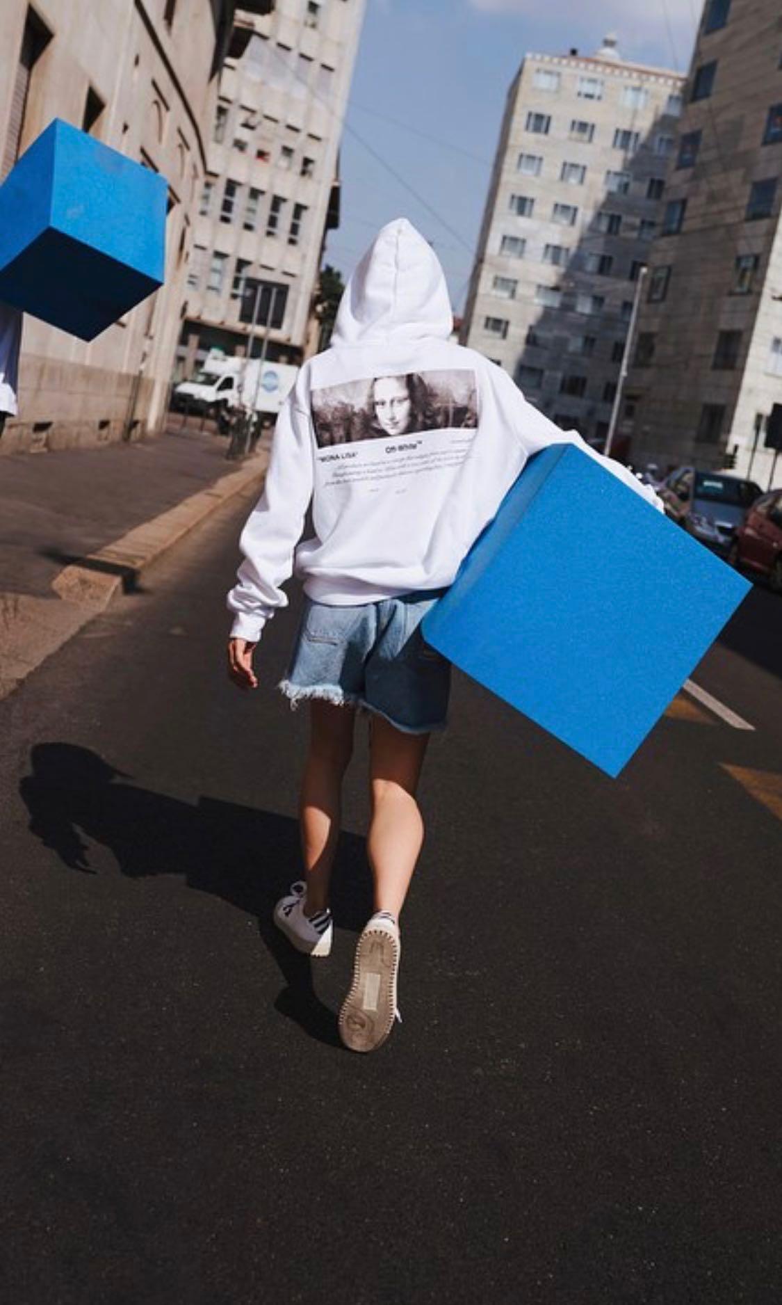 Off white 04 mona lisa hoodie 2025