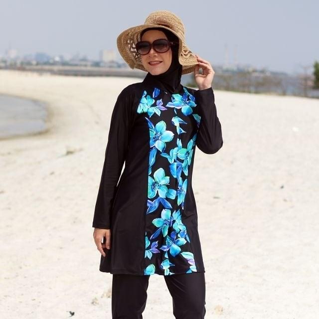 Swimming suit sale muslimah plus size
