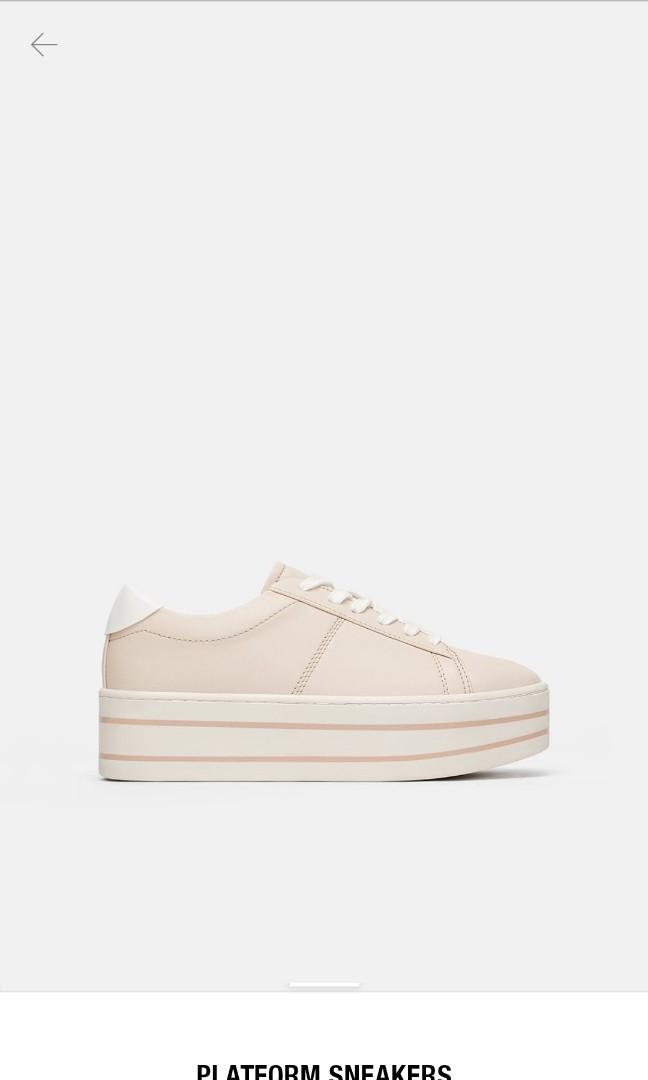 sneakers platform zara
