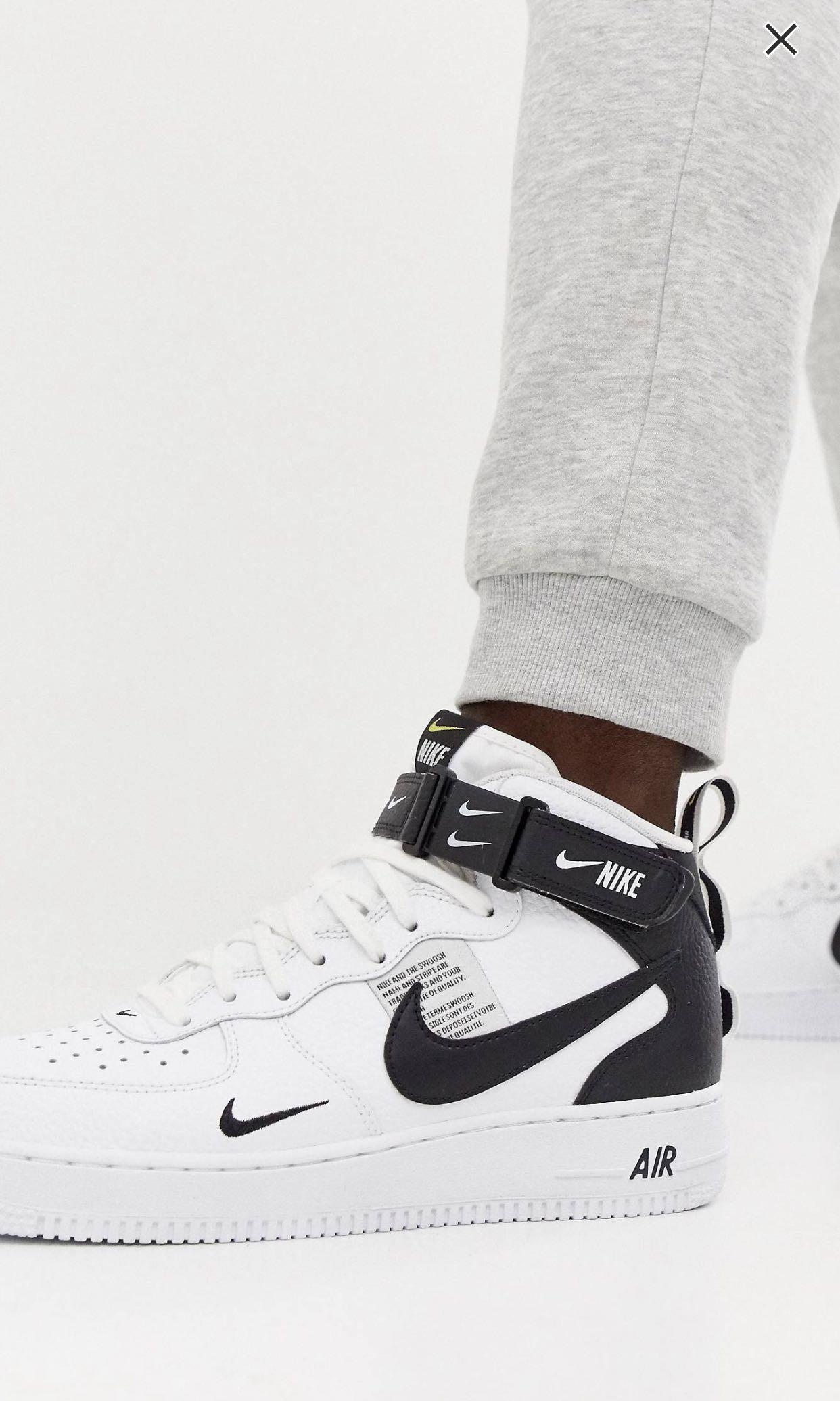 Nike air force 1 mid top trainers