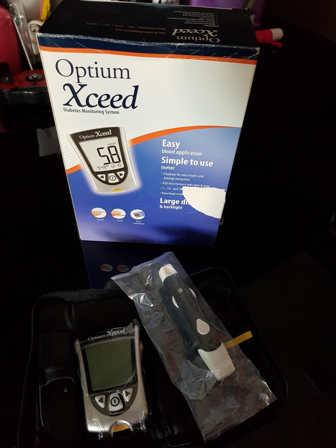 Optium Xceed Diabetes Monitoring System, Everything Else on Carousell