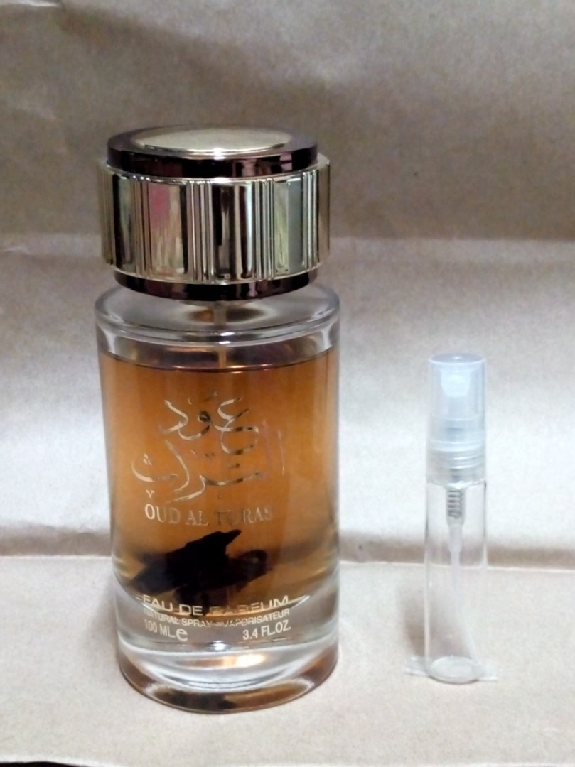 OUD AL TURAS 5ml Sample Spray EDP Perfume Arabian Oudh