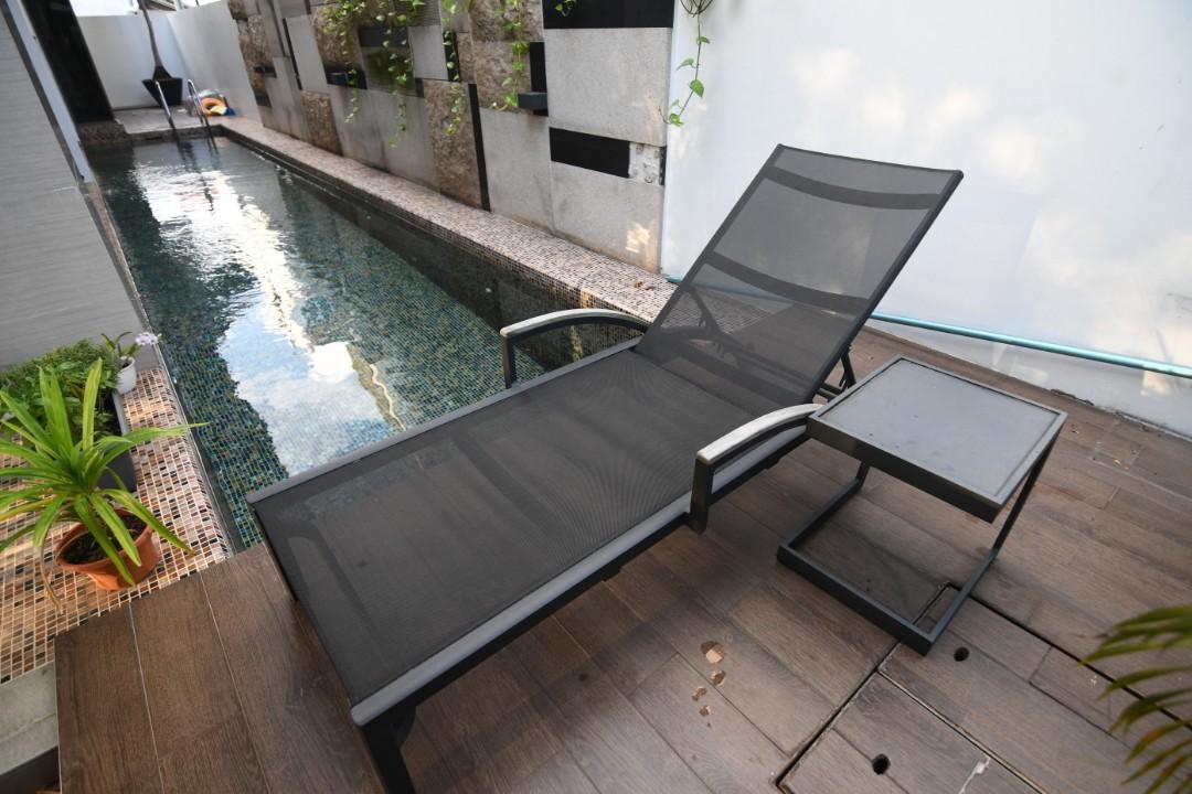 Outdoor Pool Deck Chair Furniture Tables Chairs On Carousell