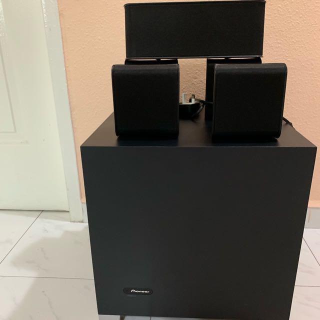 pioneer speakers & subwoofer package