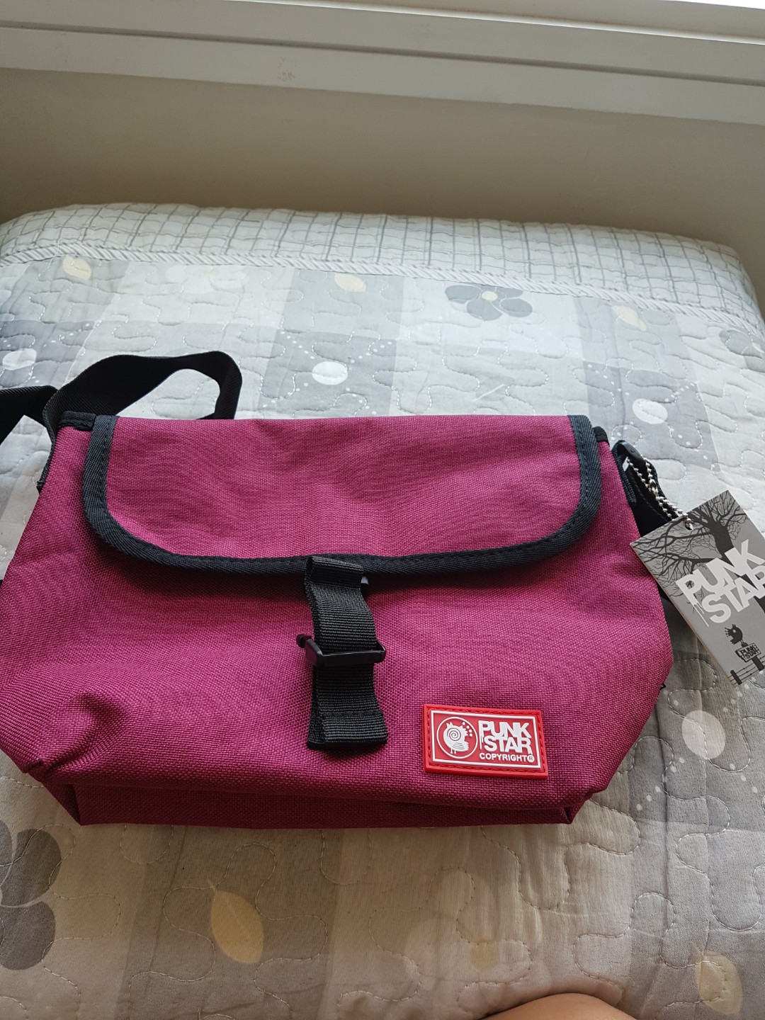 Punk star on sale sling bag