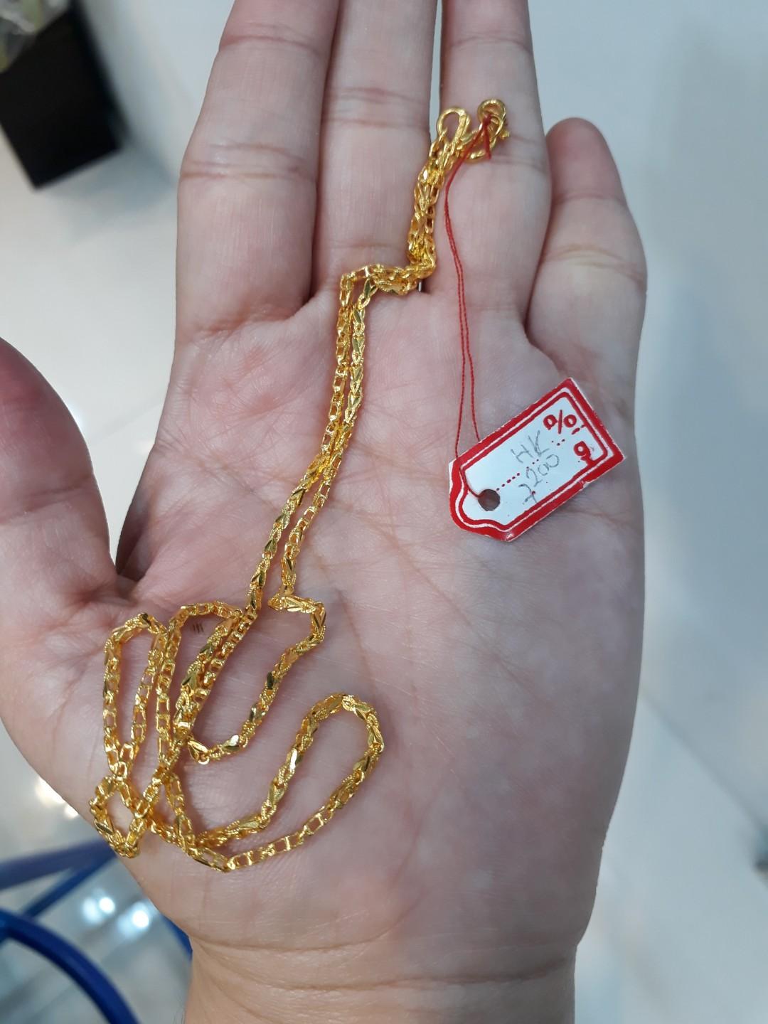 Rantai Kalung Emas 24k Barang Mewah Aksesoris Di Carousell What is different between karat and carat? rantai kalung emas 24k