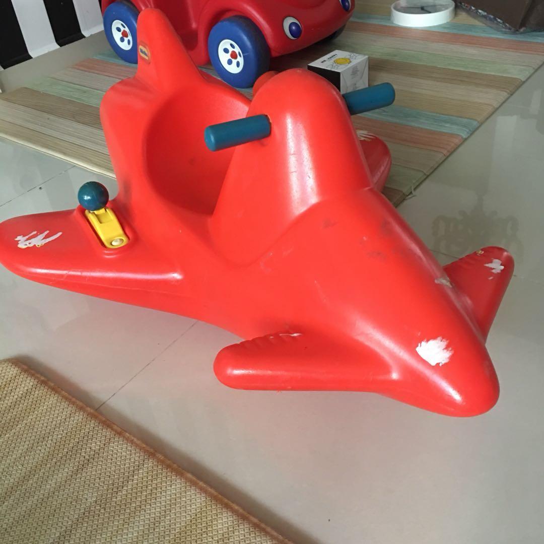 little tikes airplane rocker