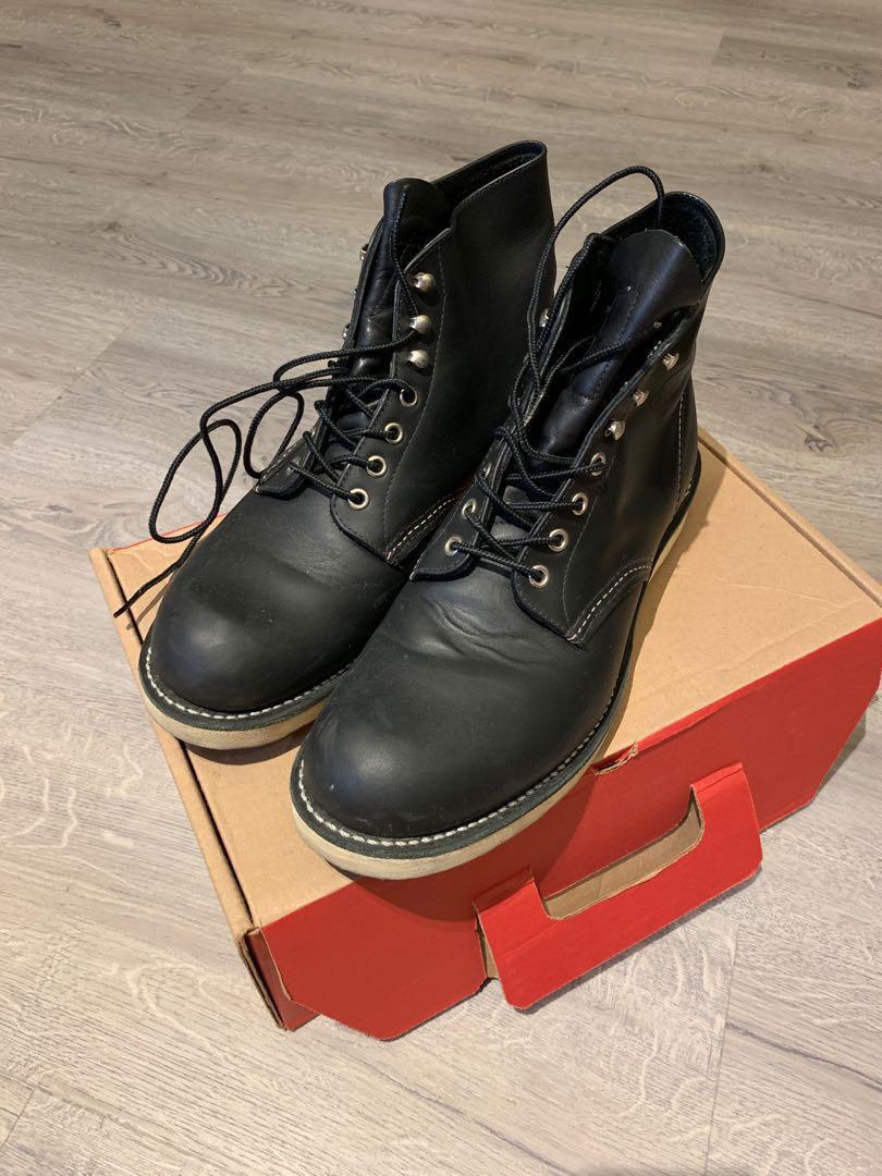 red wing plain toe