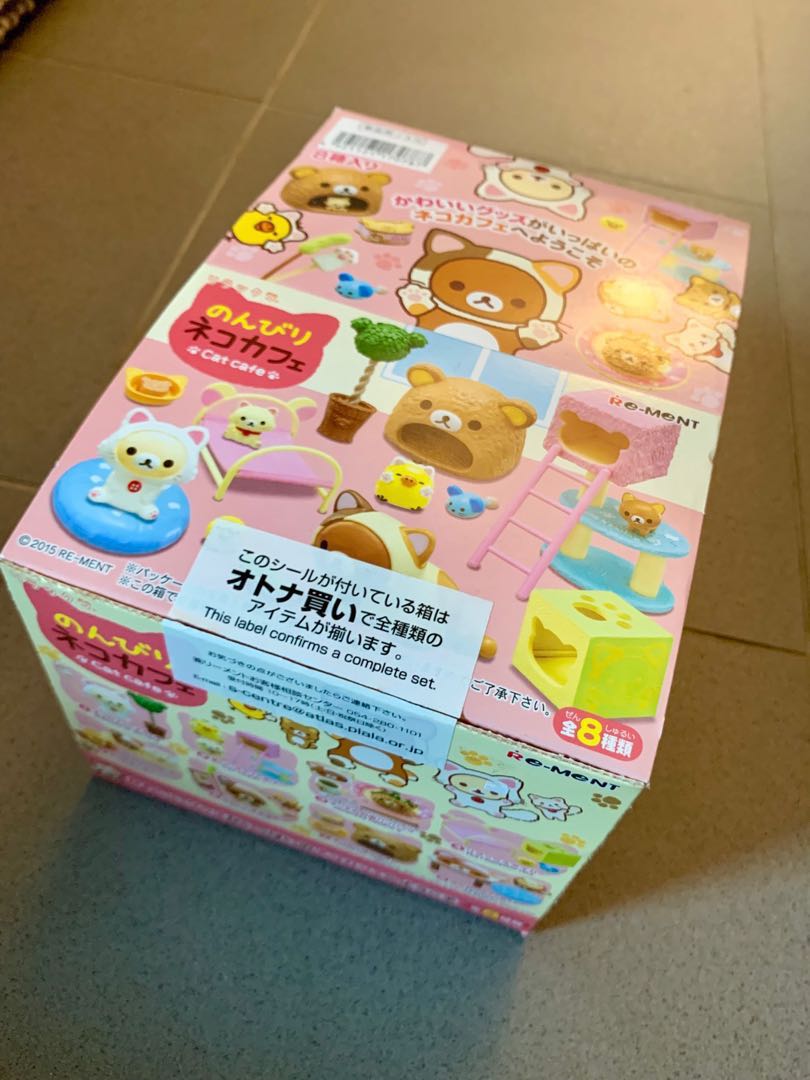 Re Ment Rilakkuma Cat Cafe Complete 8 Blind Box Set Hobbies Toys Toys Games On Carousell