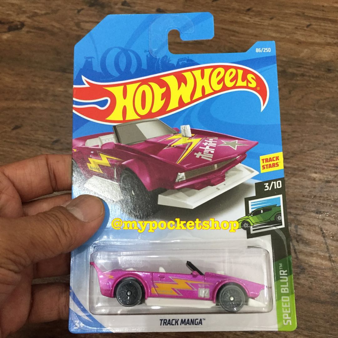hot wheels track manga pink