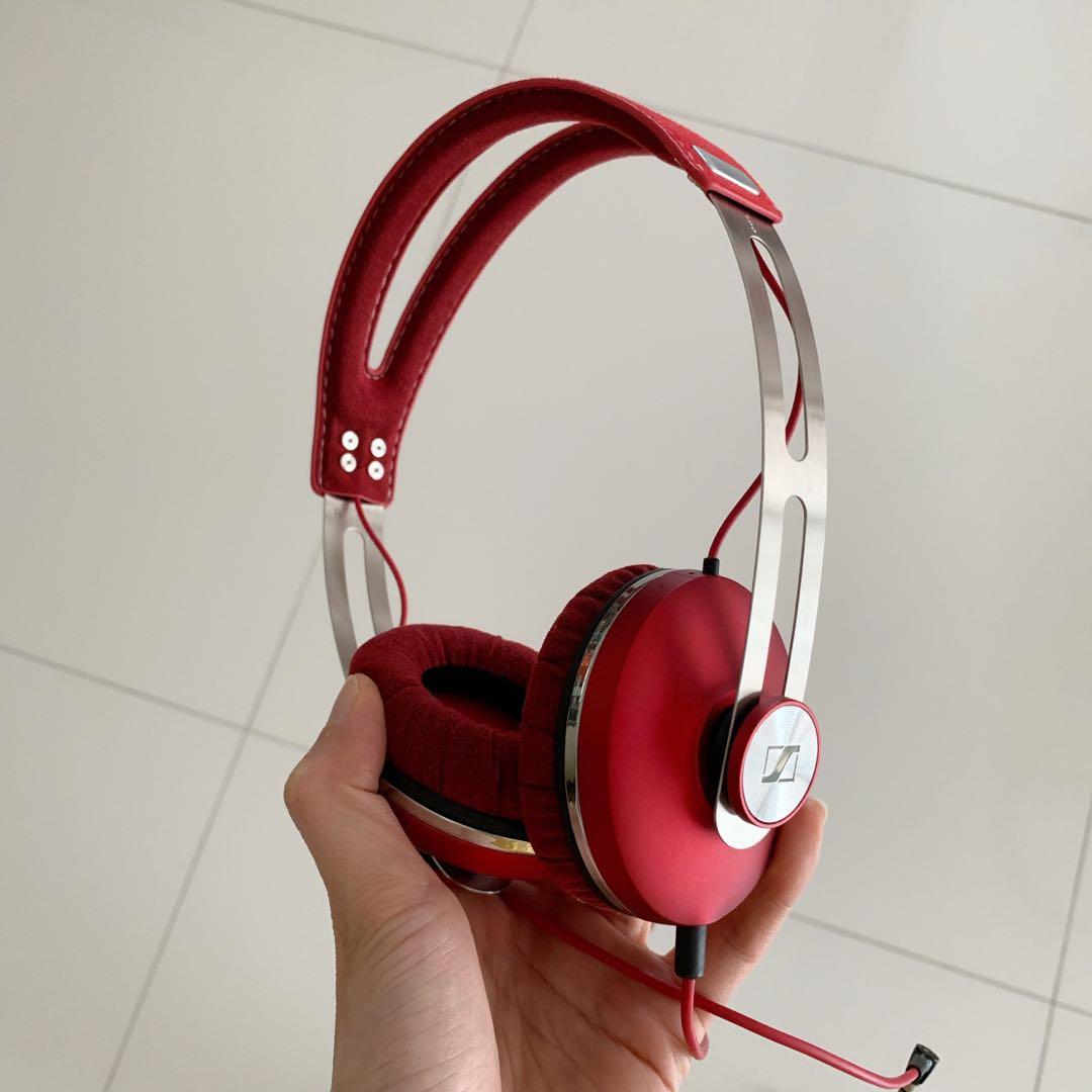Sennheiser Momentum On-Ear Headphone Red, Audio, Headphones 