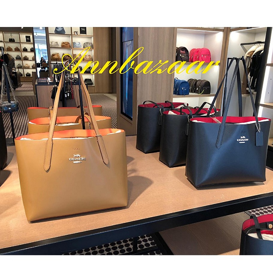 coach avenue tote size