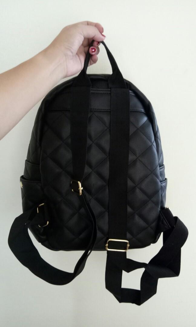 Madden Girl Quilted Backpack Black Women s Fashion Bags