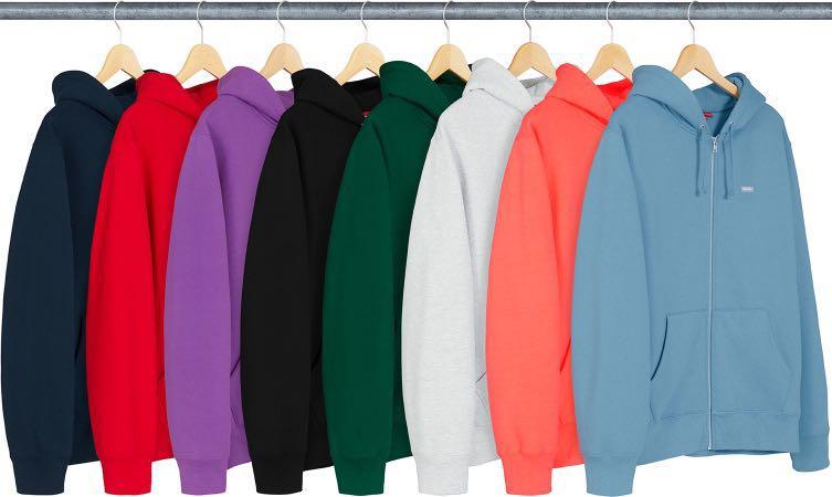 Small box zip up sweatshirt online