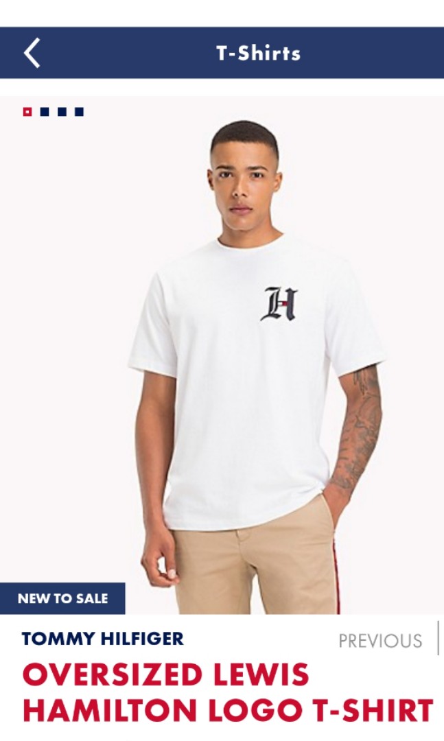 Tommy hilfiger lewis hamilton tshirt best sale