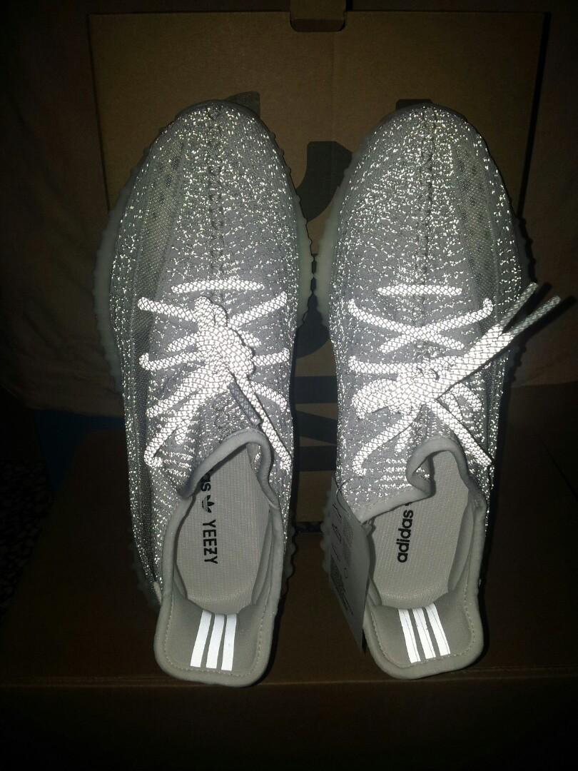 adidas gazelle silver green womens YEEZY Yeezy Boost 350 V2 Reflective "Black