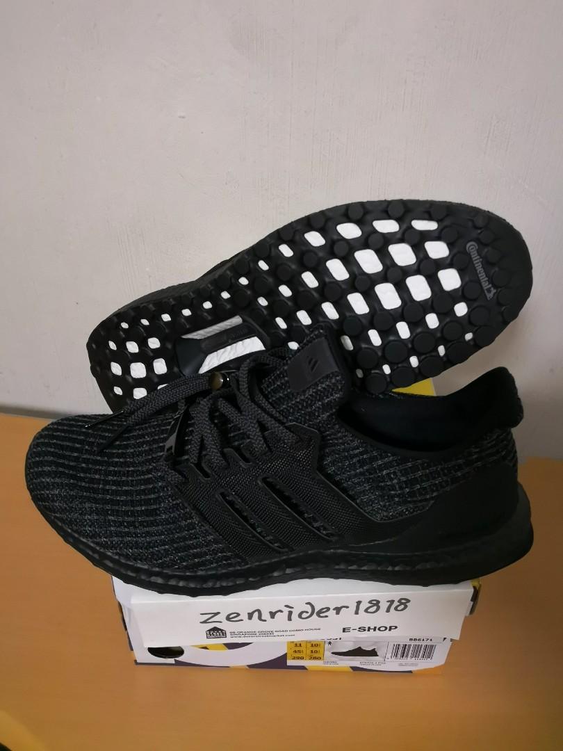 US11 UK10.5 Adidas Ultra Boost 3.0 triple black v1 with