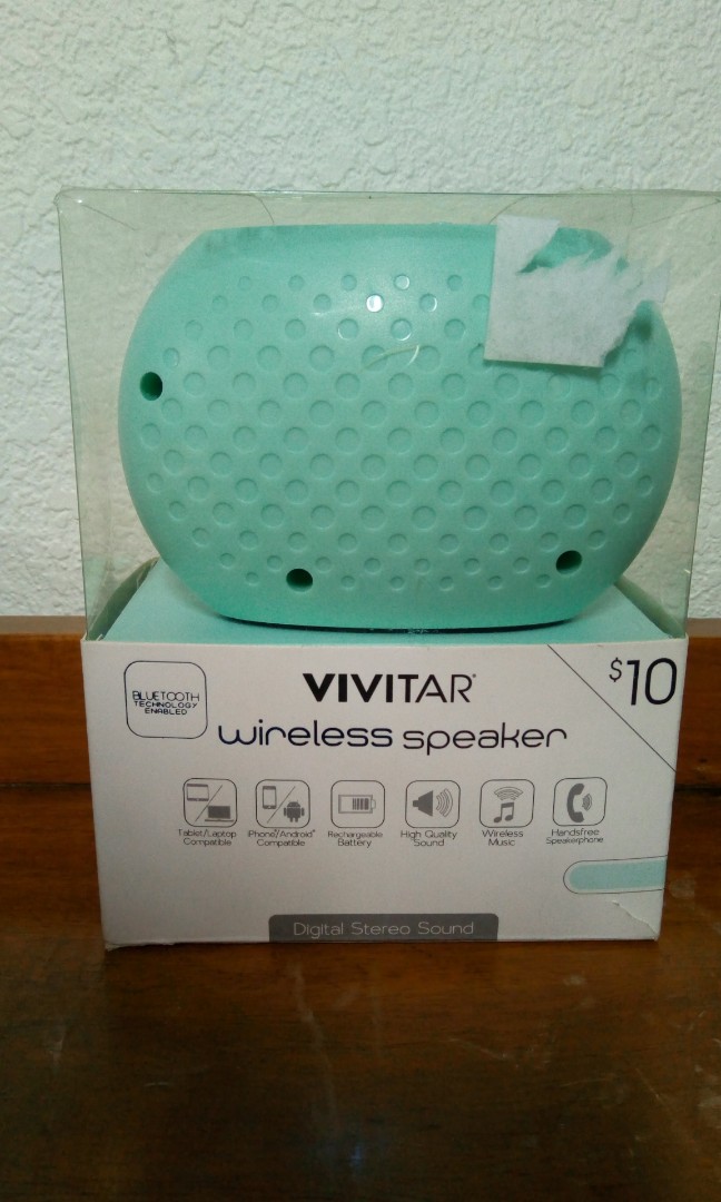 USA Vivitar Wireless Bluetooth Speaker USA Vivitar Wireless Bluetooth Speaker
