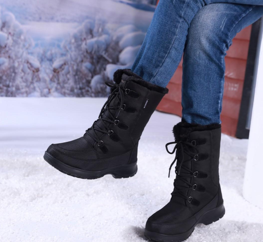 black winter shoes