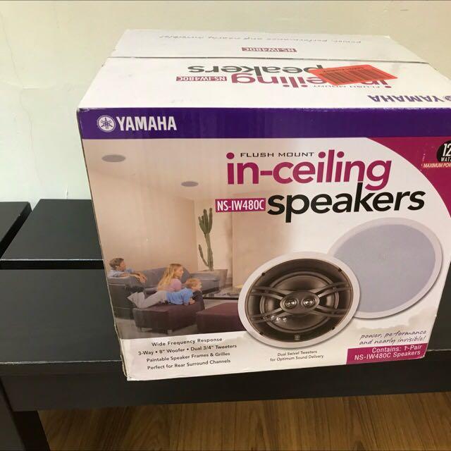 Yamaha 3 Way Ceiling Speakers Electronics Audio On Carousell