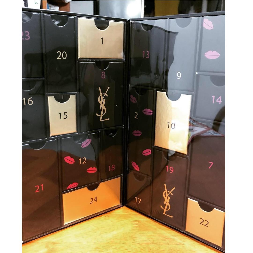 YSL ADVENT CALENDAR 2018 Limited Edition, Women's Fashion, Jewelry &  Organisers, Accessory holder, box & organizers on Carousell