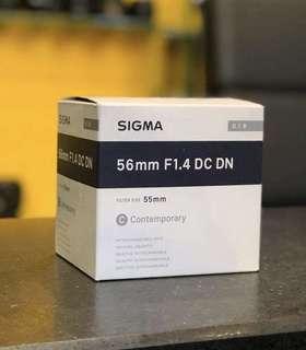 Sigma 56mm 1.4 DC DN for sony-e