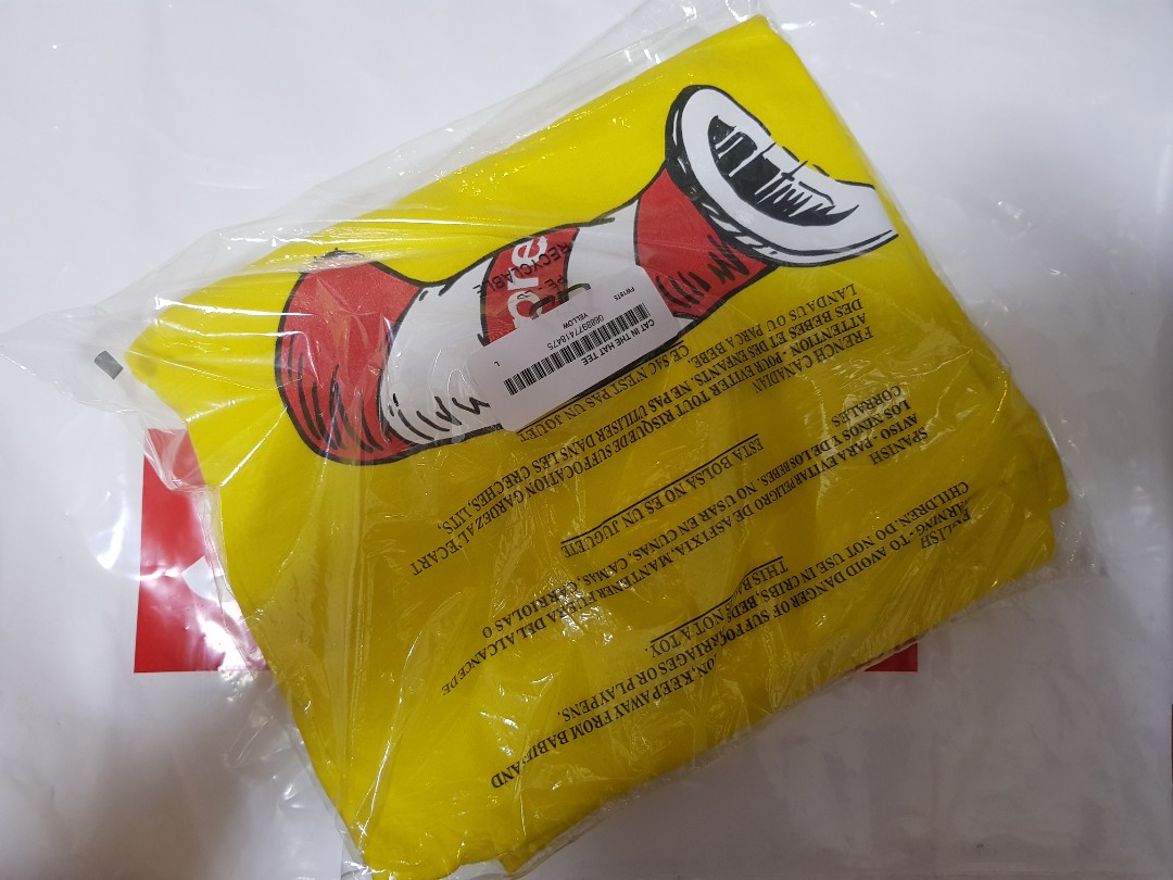 18fw Cat In The Hat Tee Men S Fashion Clothes Tops On Carousell