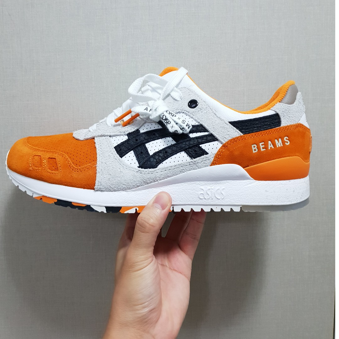 asics tiger gel lyte iii orange koi