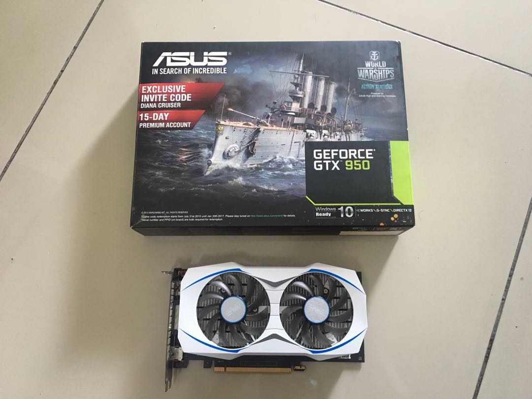 Asus Nvidia GTX 950 2GB DDR5