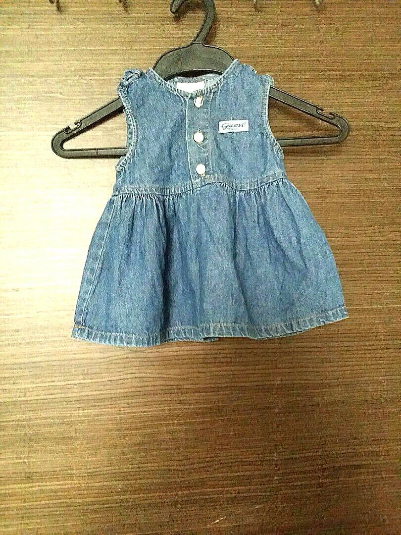 jean dress for baby