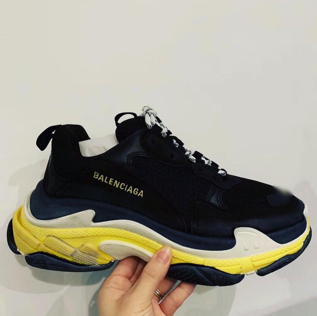 Balenciaga Triple S Plus Black Yellow