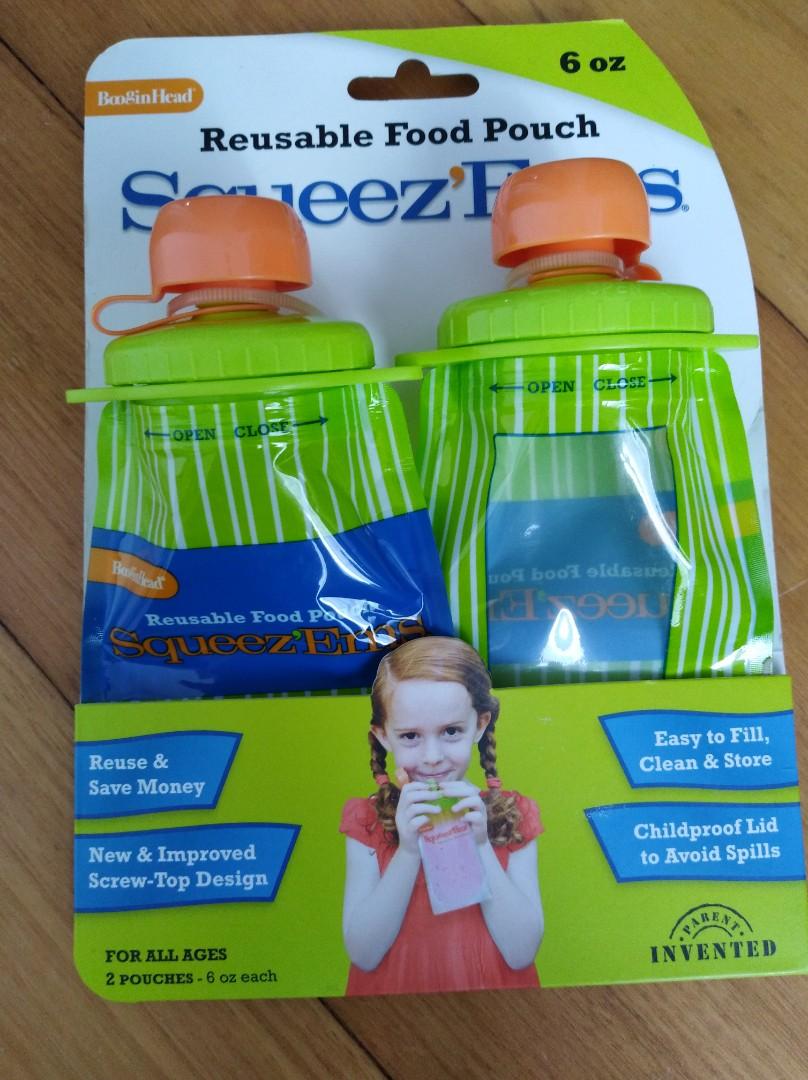 Lunchbox Dad: Product Review: Squeez'Ems Reusable Food Pouches