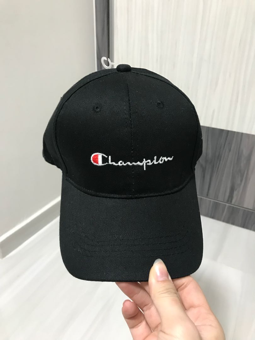 Brand New Champion Black Cap Snapback 