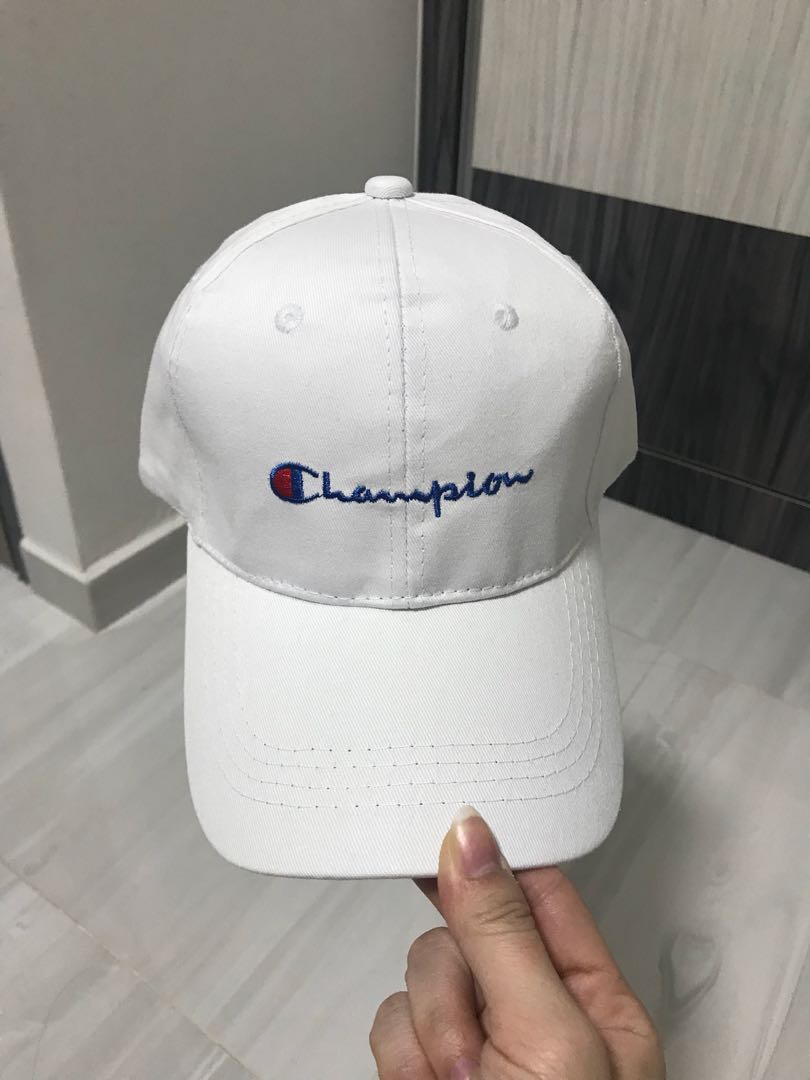 champion cap white