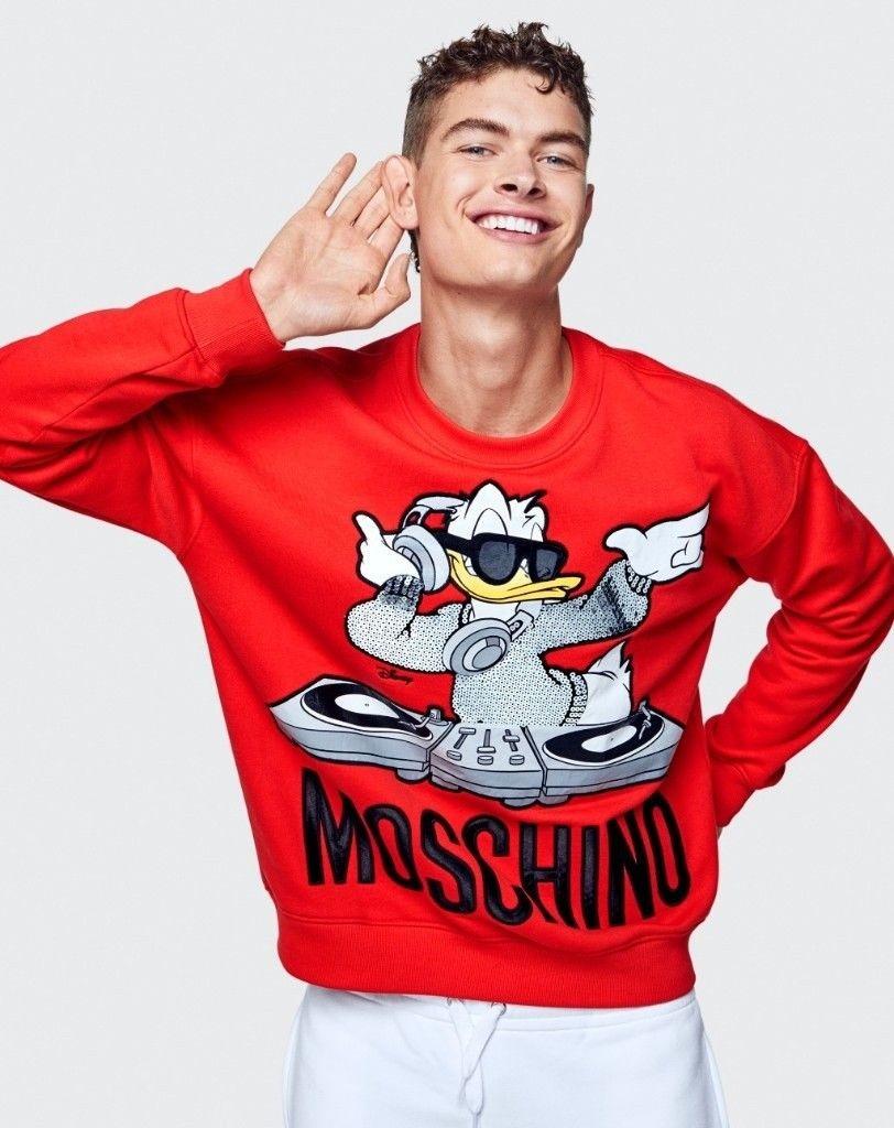 Brand New Moschino Red Donald Duck Sweater