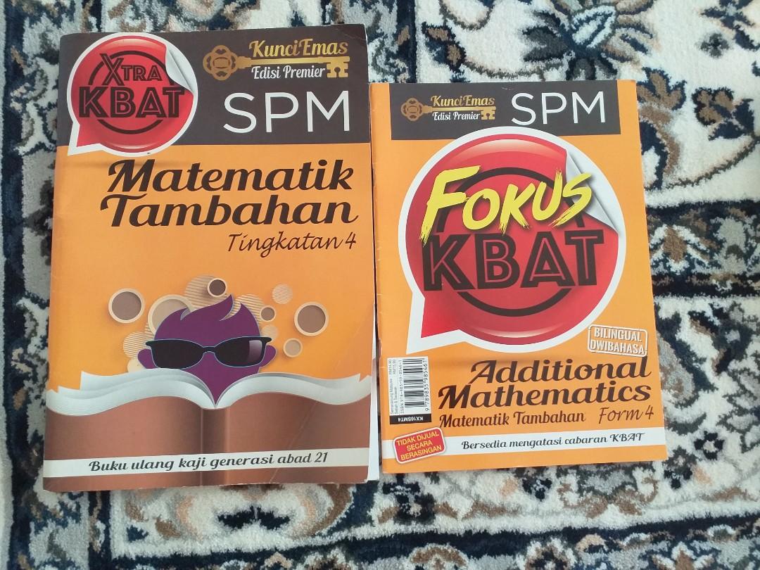 Buku Rujukan Matematik Tambahan Spm Ting 4 Books Stationery Books On Carousell