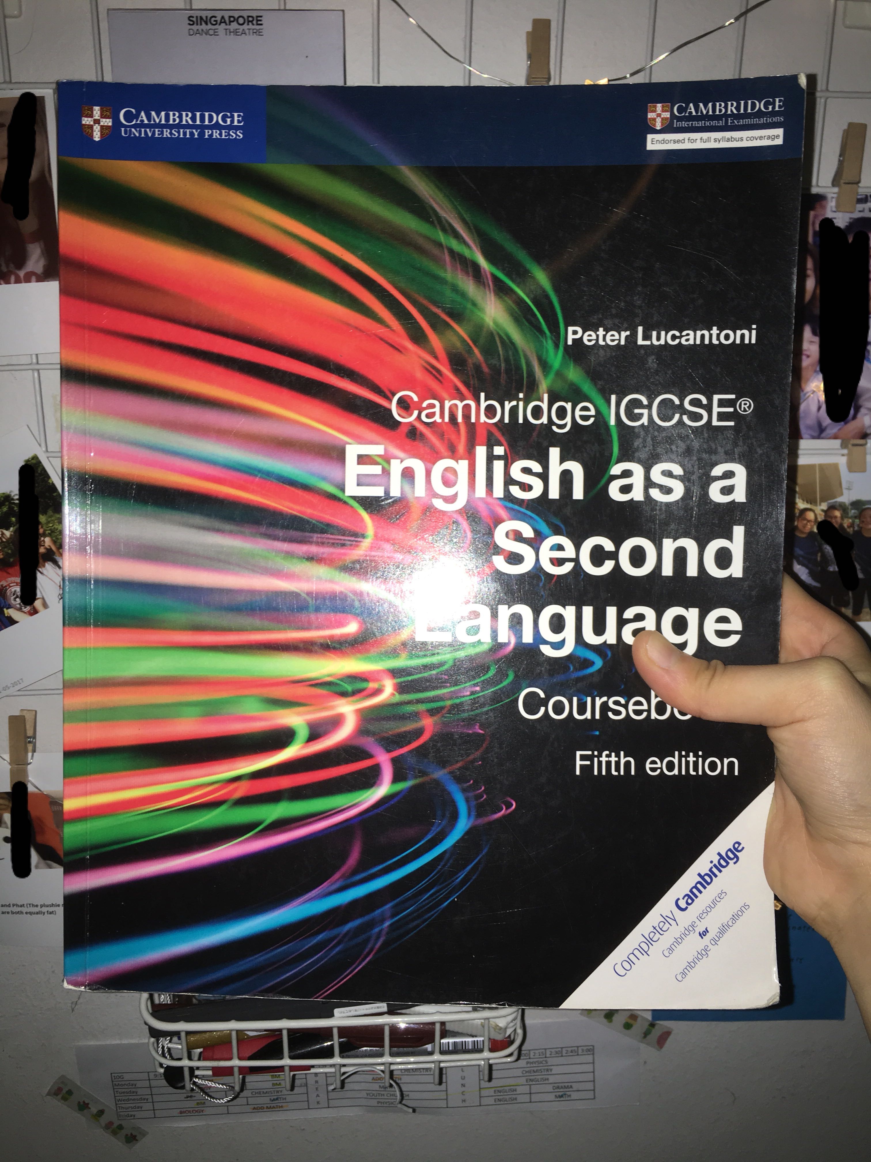 Cambridge Igcse English Second Language Coursebook Fifth Edition Cambridge Igcse English Second Language Coursebook Fifth Edition