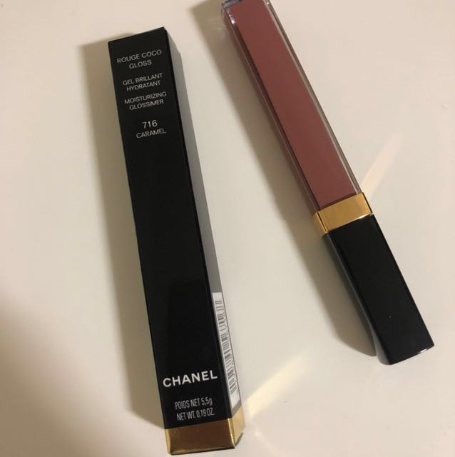 Chanel rouge coco gloss in caramel