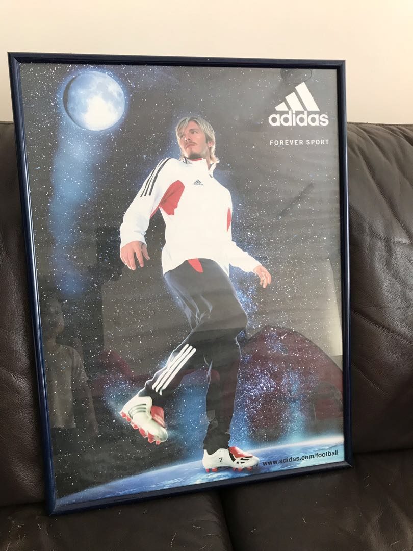 david beckham adidas poster