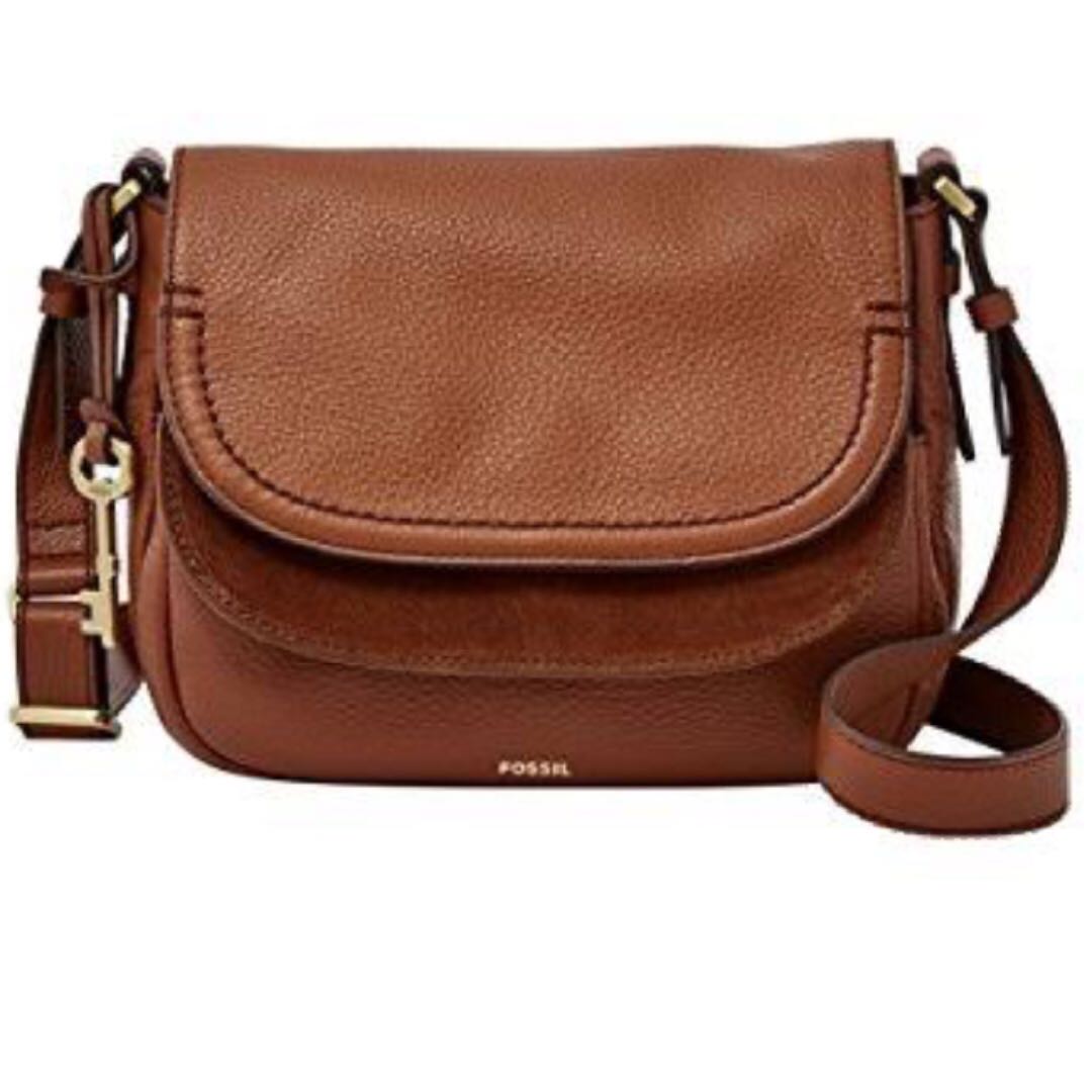 fossil peyton double flap small
