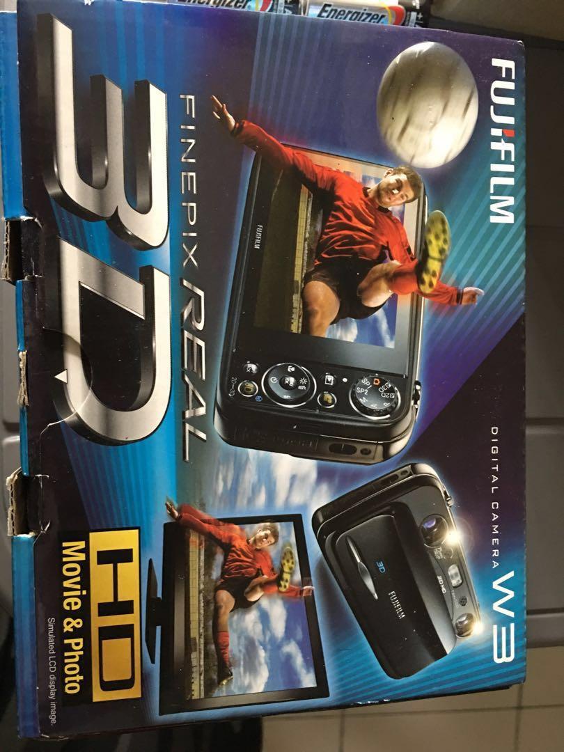 Fujifilm Finepix Real 3d Digital Camera W3 Photography Cameras Digital Cameras On Carousell